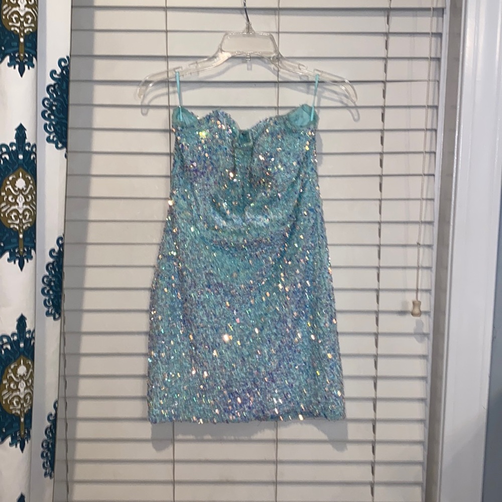 aqua vivi sparkle dress